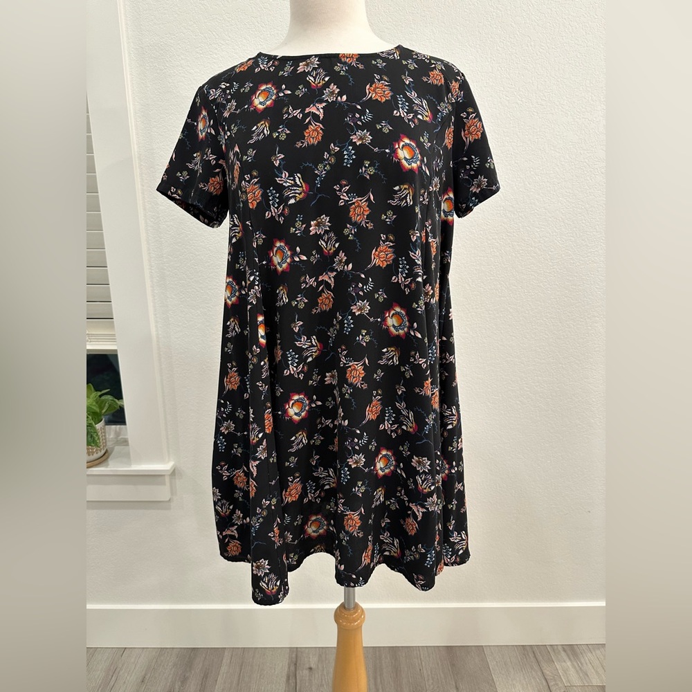 Navy Floral Lush Dress